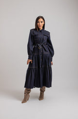 Abito FEDERICA BI in blu denim