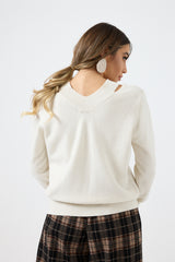 Maglia cut out lurex FEDERICA BI ( più colori )