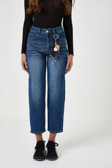 Denim blu elasticizzato charms FEDERICA BI