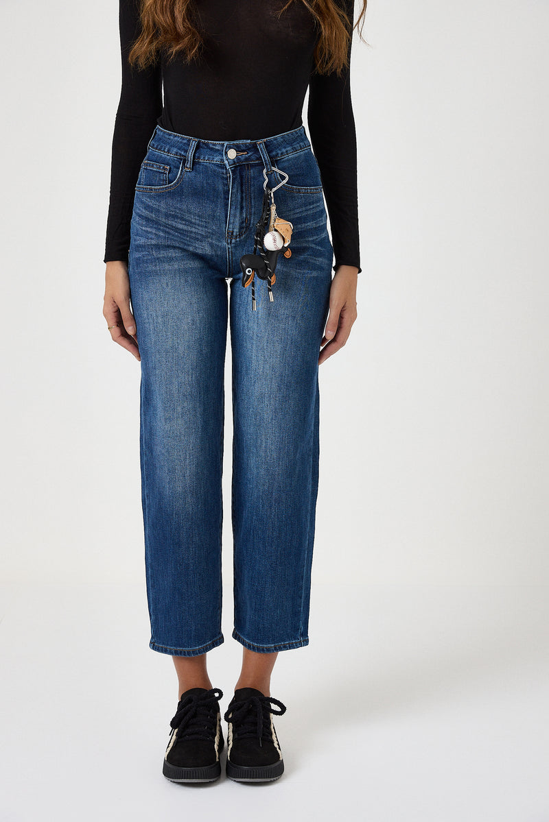 Denim blu elasticizzato charms FEDERICA BI