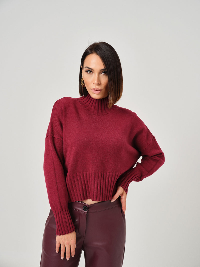 Maglia collo FEDERICA BI ( vari colori )