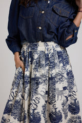 Gonna in cotone ELLA BY FEDERICA BI