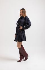 Abito FEDERICA BI in blu denim