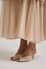 Sabot beige FEDERICA BI Design accattivante