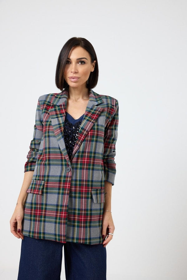 Blazer a quadri FEDERICA BI