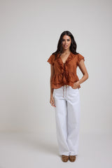 Denim jeans bianco FEDERICA BI