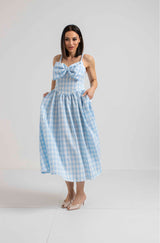 Abito FIOCCO azzurro (capsule DREAM) FEDERICA BI