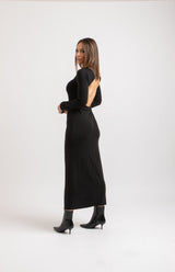 Abito nero cut out FEDERICA BI