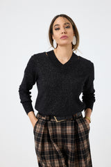 Maglia cut out lurex FEDERICA BI ( più colori )