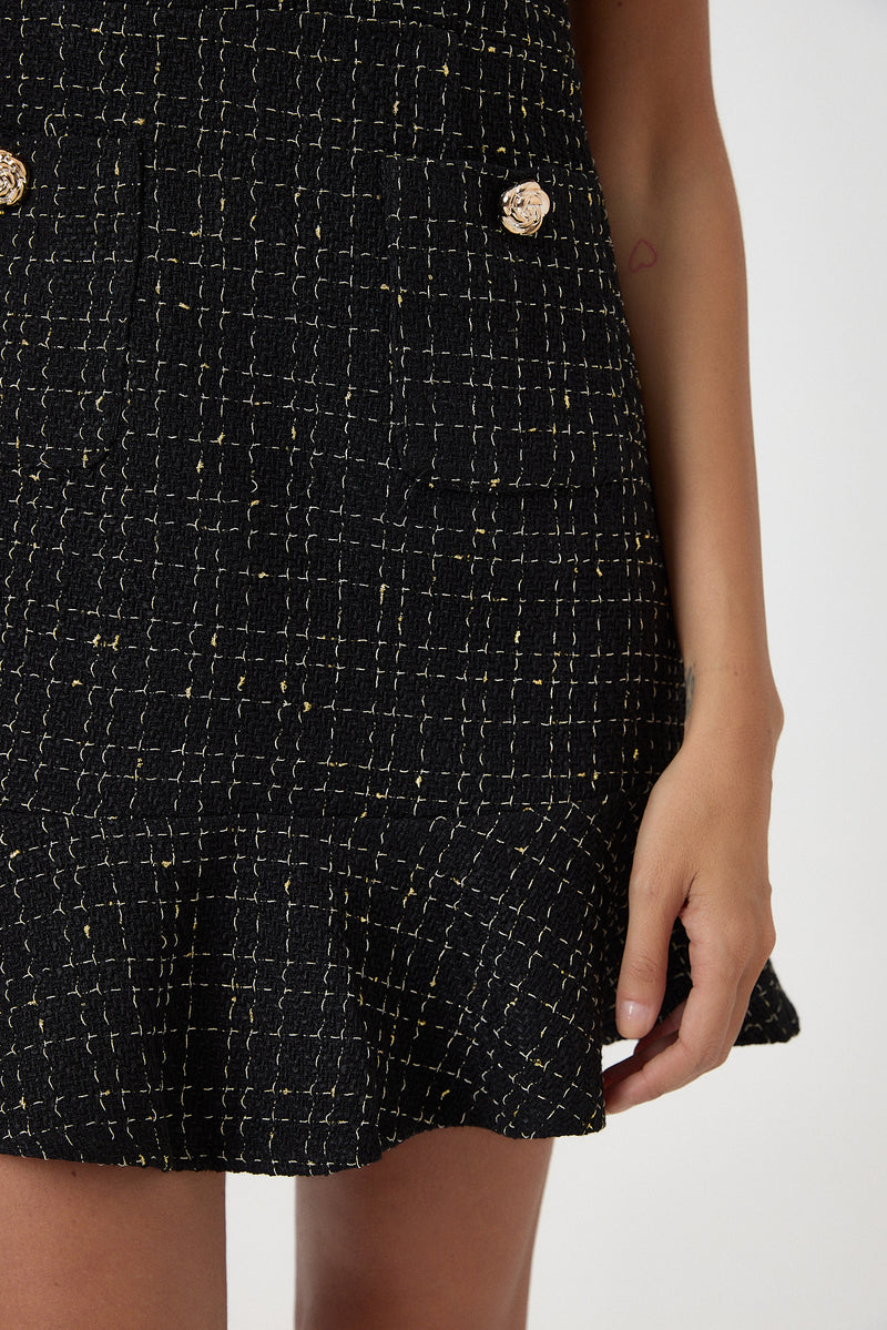 Abito in tweed bottoni FEDERICA BI