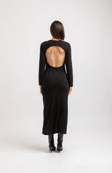 Abito nero cut out FEDERICA BI