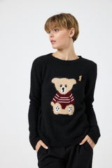 Maglione TEDDY e spilla FEDERICA BI