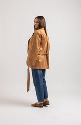 Giacca in suede FEDERICA BI
