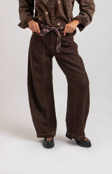 Denim jeans cioccolato FEDERICA BI