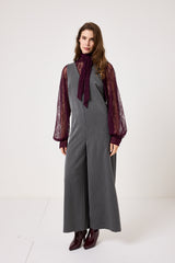 Tuta intera grigio mélange FEDERICA BI