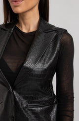 Gilet nero FEDERICA BI