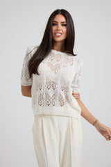 Maglia traforata LAYLA by FEDERICA BI