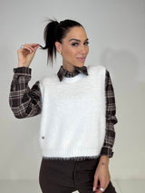 Gilet in maglia FEDERICA BI ( vari colori )