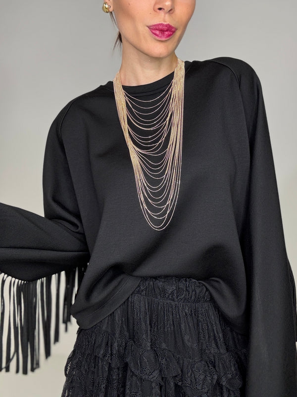 Collana multi fili oro FEDERICA BI