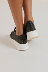 Sneackers nera gioiello FEDERICA BI