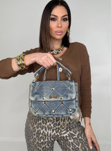 Borsa in denim LAVINIA FEDERICA BI