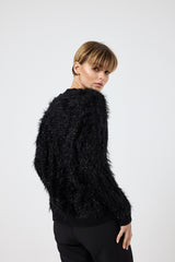 Cardigan in ciniglia lurex FEDERICA BI (due colori)