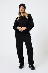 Completo tuta nera in punto Milano FEDERICA BI