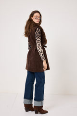 Gilet in ciniglia ed ecopelliccia FEDERICA BI