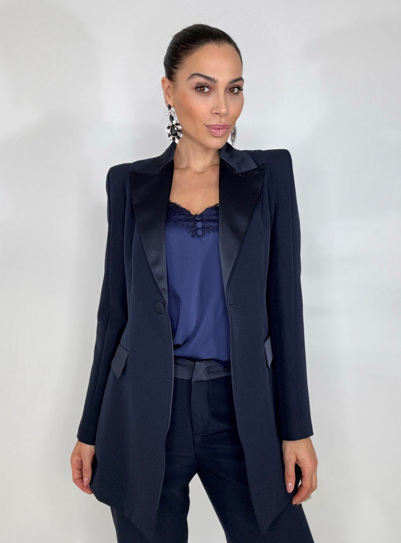 Tailleur DILETTA blu navy FEDERICA BI