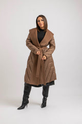 Cappotto piumino cachemire e lana FEDERICA BI