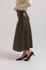 Gonna verde militare FEDERICA BI