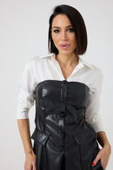 Bustier nero FEDERICA BI