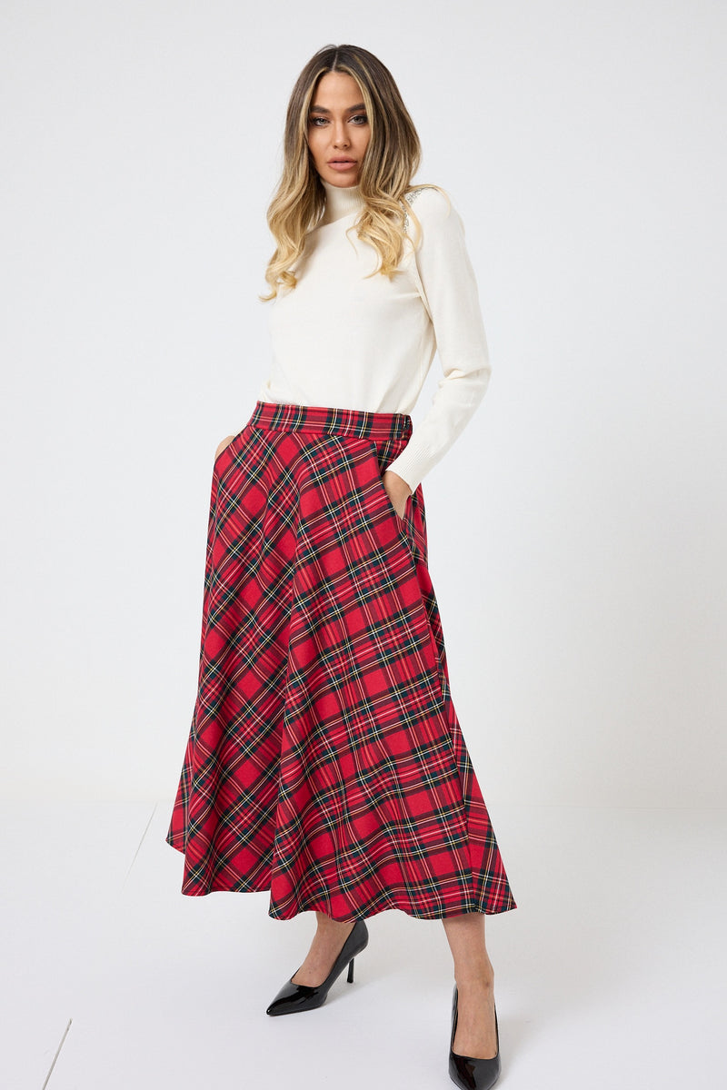 Gonna lunga tartan FEDERICA BI