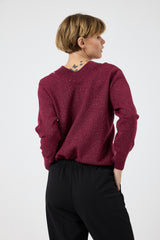 Maglia cut out lurex FEDERICA BI ( più colori )