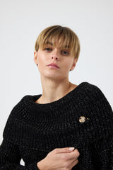 Maglia collo ampio FEDERICA BI