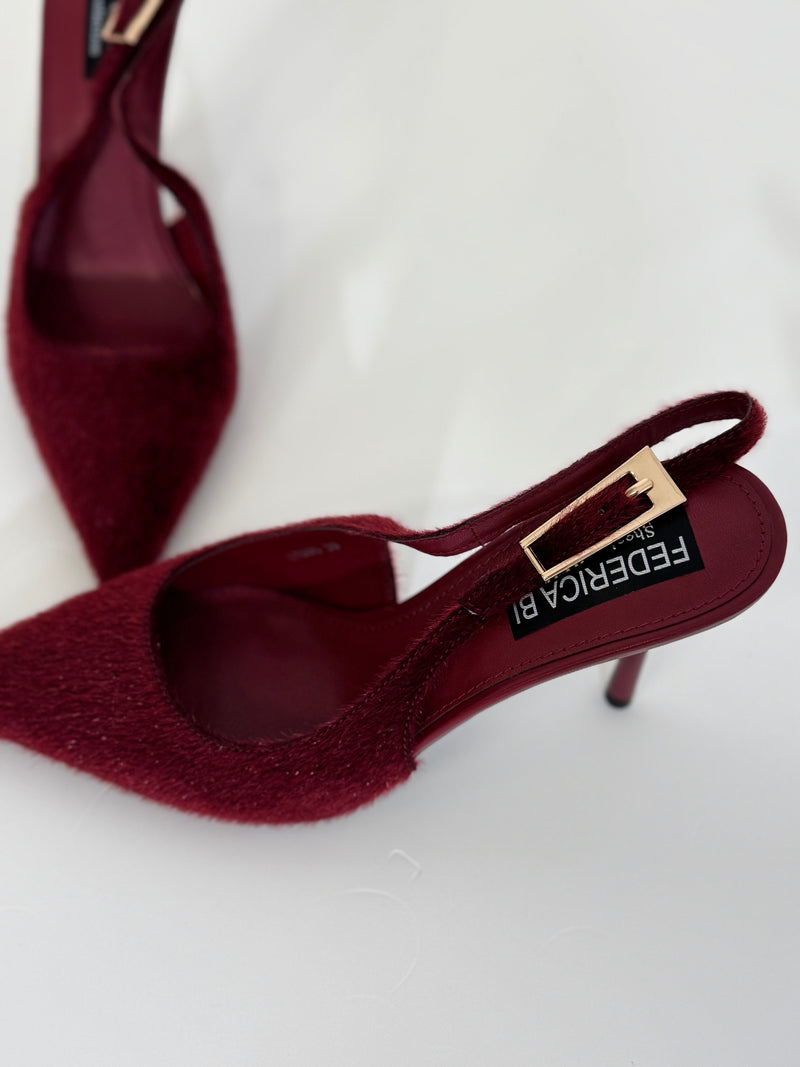 Sling back in ecocavallino FEDERICA BI ( vari colori )