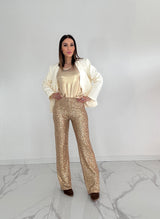 Pantalone in paillettes FEDERICA BI