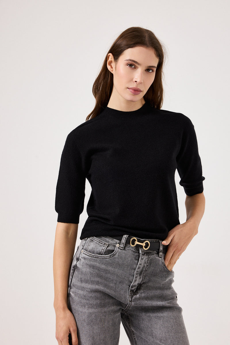 Maglia FEDERICA BI ( grigio antracite e nero )