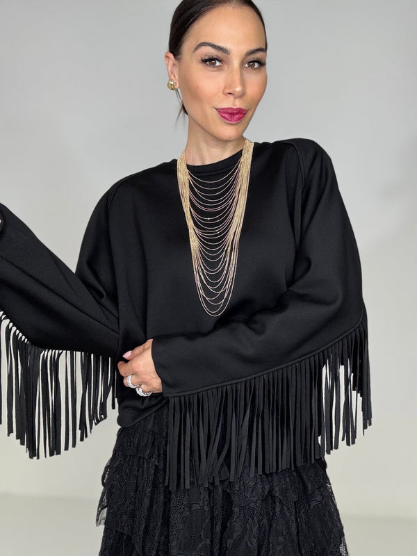 Collana multi fili oro FEDERICA BI