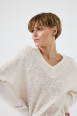 Maglia scollo pizzo FEDERICA BI