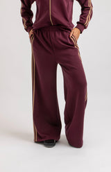 Completo in felpa bordeaux FEDERICA BI