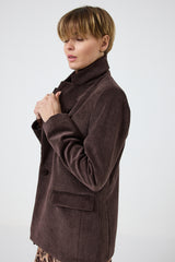 Blazer in velluto moro FEDERICA BI