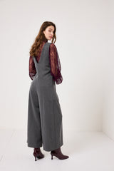 Tuta intera grigio mélange FEDERICA BI