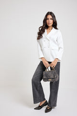 Borsa in denim matelasse FEDERICA BI