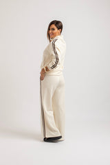 Completo in felpa bianco latte FEDERICA BI