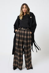 Cappotto lungo con frange FEDERICA BI ( due colori )