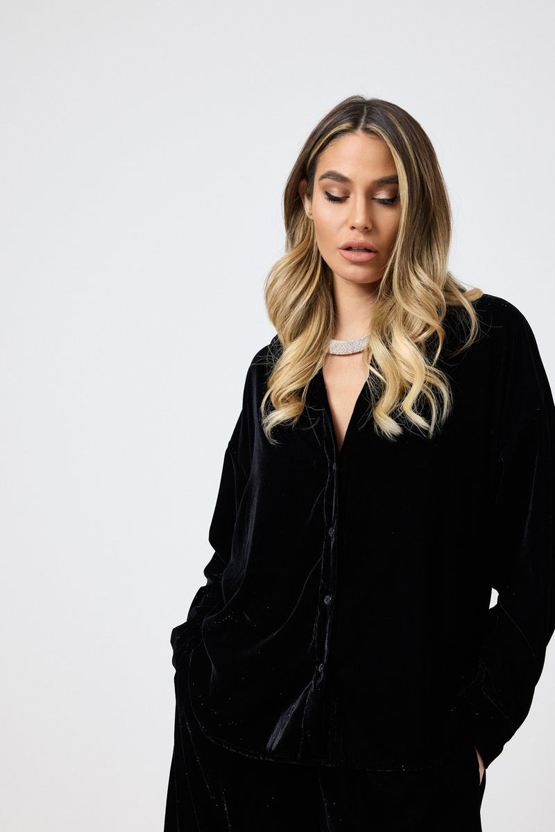 Camicia in velluto FEDERICA BI