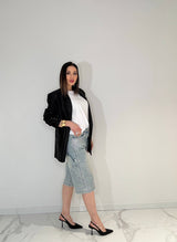 Denim azzurro cristalli FEDERICA BI