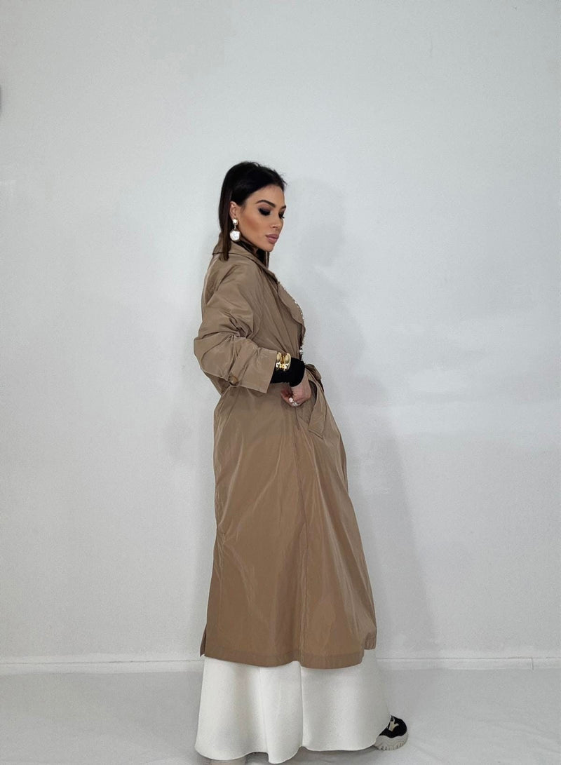 Trench camel AMIRA FEDERICA BI