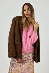 Cardigan rosa FEDERICA BI